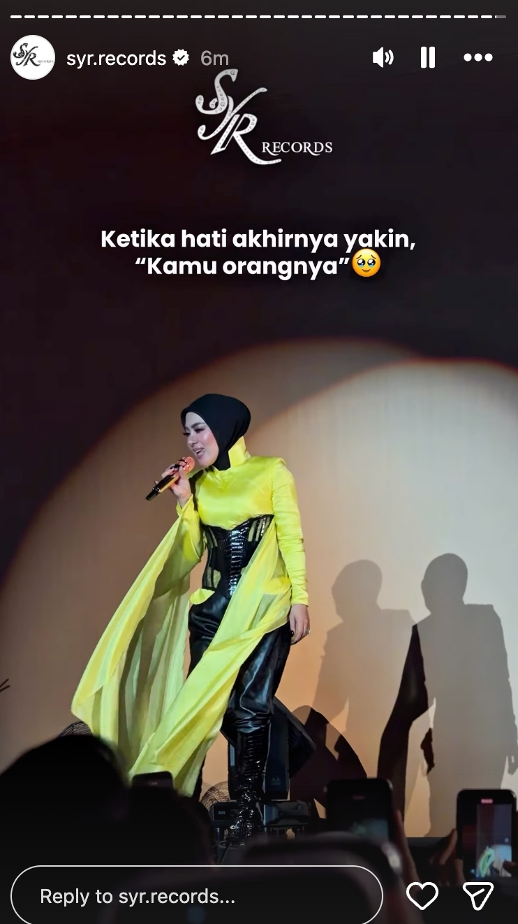 Syahrini comeback usai 7 tahun vakum, momen Reino Barack setia dampingi istri hingga backstage konser