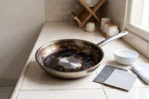 Wajan stainless gosong dan berkerak? Coba cara ini untuk mengikis noda membandel