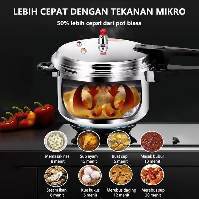 5 Rekomendasi panci presto aluminium di bawah Rp 300 ribu, reviewnya baik dan terlindungi dari ledakan