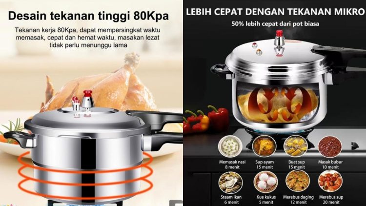 5 Rekomendasi panci presto aluminium di bawah Rp 300 ribu, reviewnya bagus dan aman dari ledakan