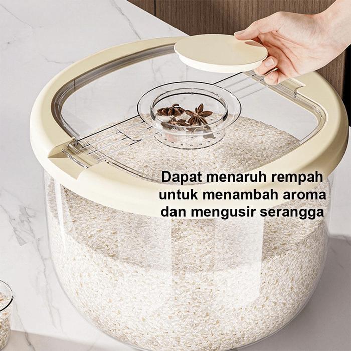 5 Rekomendasi dispenser beras mini yang kedap dan anti serangga, reviewnya bagus di bawah Rp 100 ribu