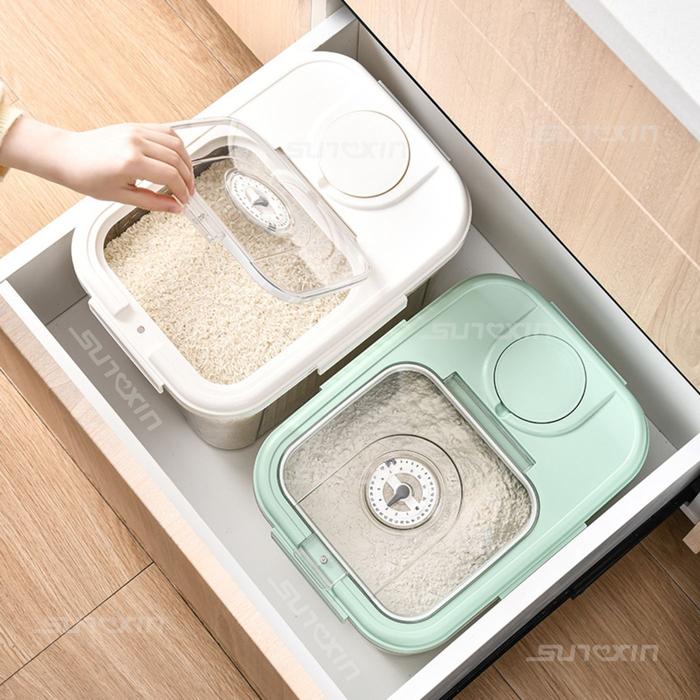5 Rekomendasi dispenser beras mini yang kedap dan anti serangga, reviewnya bagus di bawah Rp 100 ribu