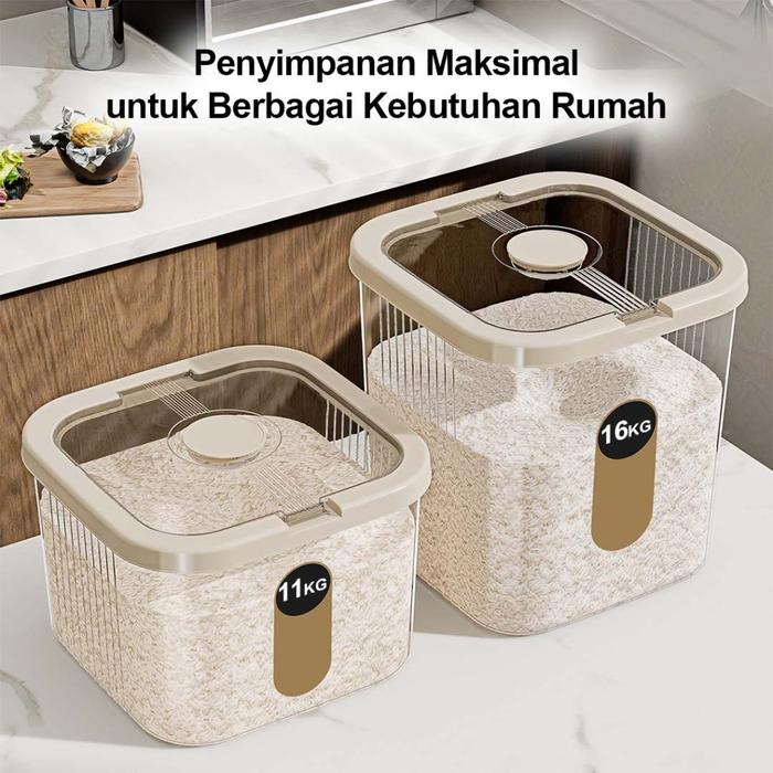 5 Rekomendasi dispenser beras mini yang kedap dan anti serangga, reviewnya bagus di bawah Rp 100 ribu
