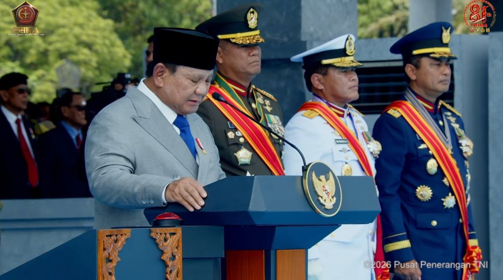HUT ke-81 TNI, seragam upacara baru bikin pangling, ada sentuhan beskap dan budaya Indonesia