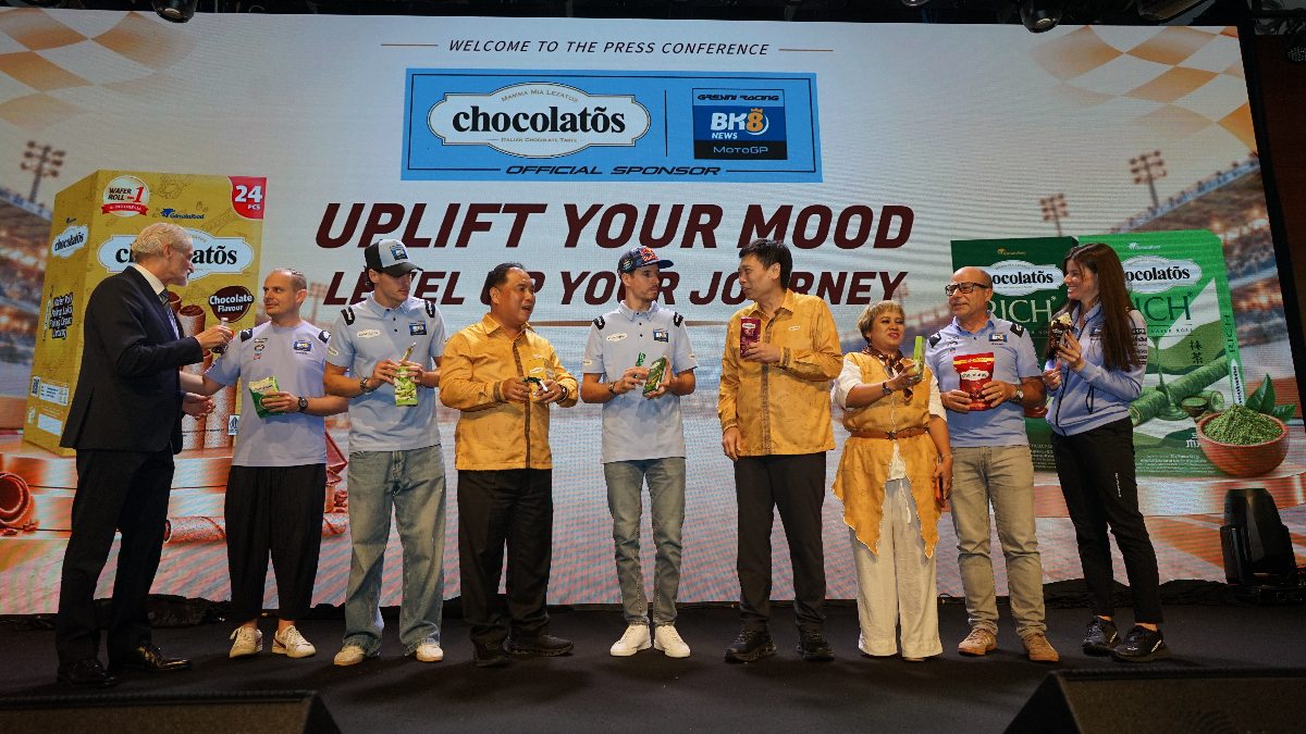 Chocolatos resmi jadi sponsor Gresini Racing di ajang MotoGP, bawa energi positif untuk 2026 dan 2027