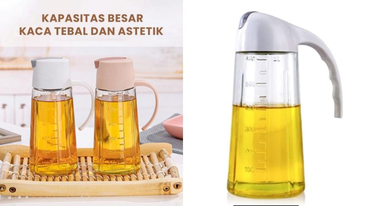 5 Rekomenasi botol minyak kaca yang awet tahunan dan estetik, reviewnya bagus di bawah Rp 50 ribu