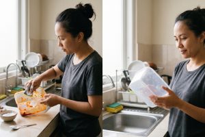 Wadah plastik masih bau sambal setelah dicuci? Coba cara ini