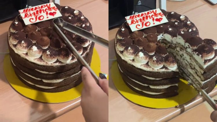 Hack potong kue ulang tahun tetap estetik cuma pakai capitan stainless steel, hasilnya tetap cantik