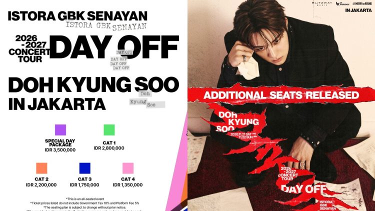 Sudahkah siap sambut Doh Kyung-soo di Jakarta nanti November 2026? Cek cara dapatkan tiketnya di sini