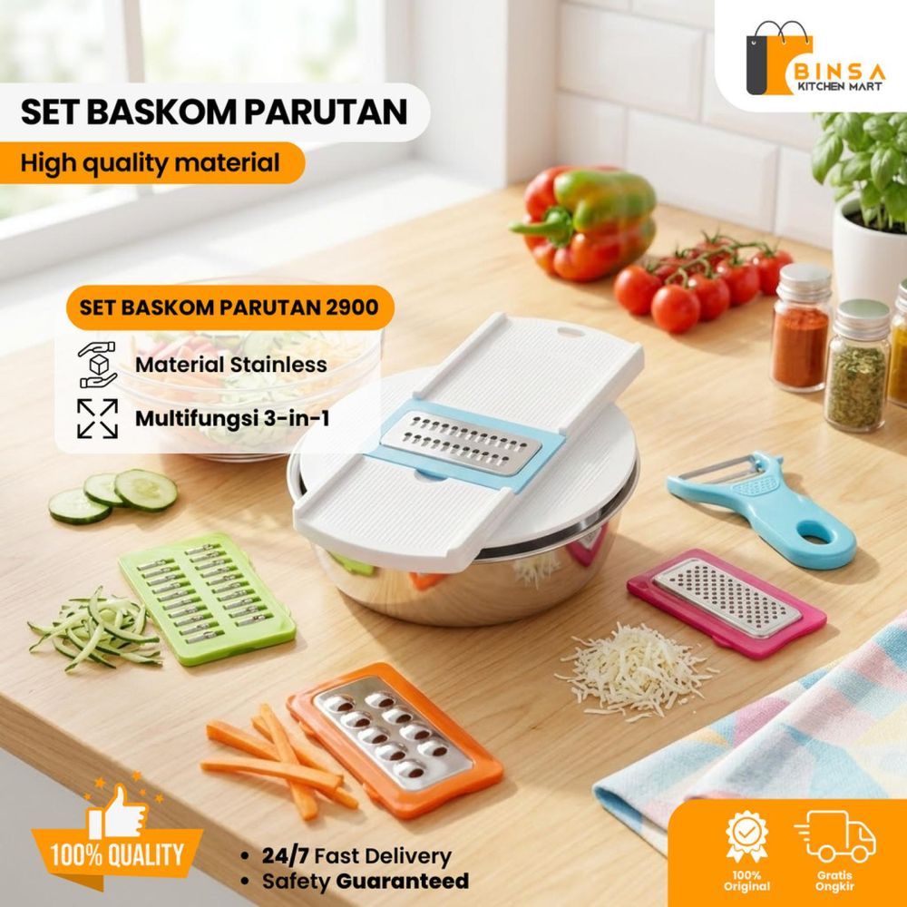 5 Rekomendasi parutan serbaguna stainless steel harga di bawah Rp 100 ribu yang reviewnya bagus