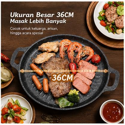 5 Rekomendasi korean grilll pan yang awet dan gampang dibersihkan, review bagus di bawah Rp 100 ribu