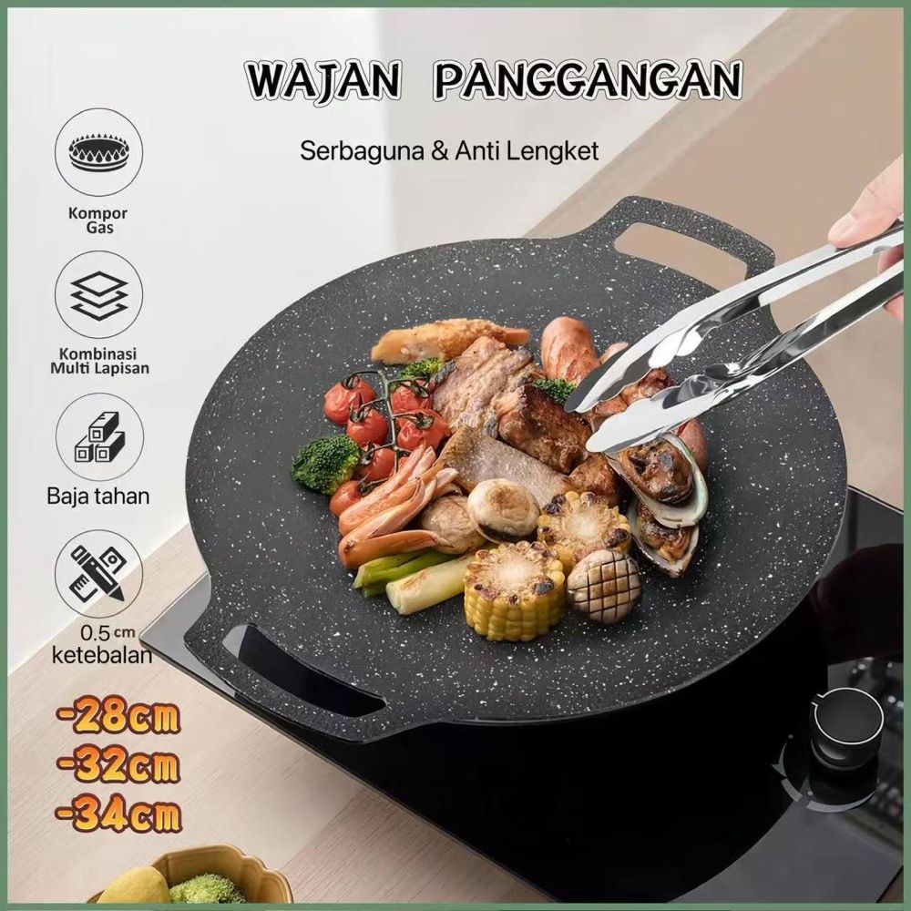 5 Rekomendasi korean grilll pan yang awet dan gampang dibersihkan, review bagus di bawah Rp 100 ribu