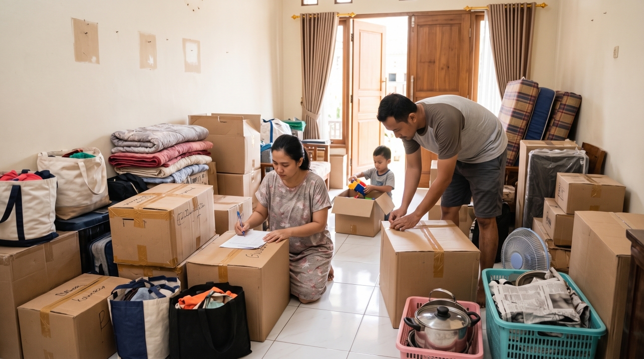 Checklist pindah rumah, dari dokumen penting sampai perlengkapan harian