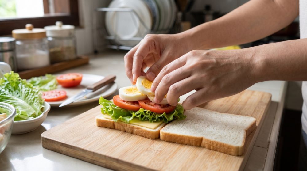 Biji tomat ikut membasahi isian sandwich? Begini cara menyiapkannya