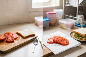 Biji tomat ikut membasahi isian sandwich? Begini cara menyiapkannya