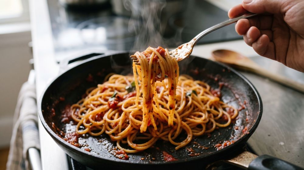Air rebusan pasta sering terbuang? Sisihkan sedikit untuk membantu saus menempel