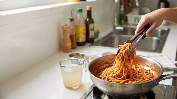 Air rebusan pasta sering terbuang? Sisihkan sedikit untuk membantu saus menempel