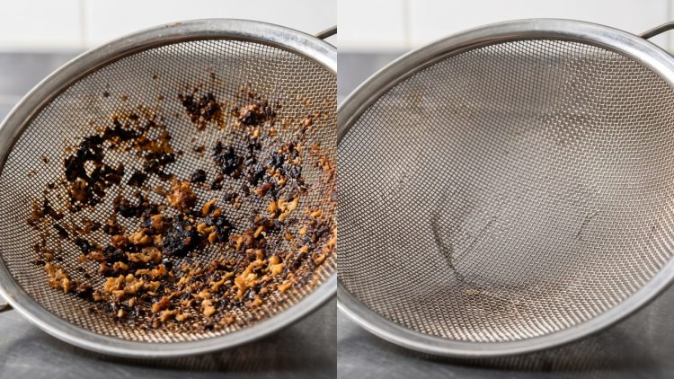 Hack bersihkan total saringan stainless steel yang kotor membandel, cukup dibakar pakai trik ini