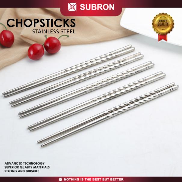 5 Rekomendasi sumpit stainless steel yang reviewnya baik di bawah Rp 50 ribu, lebih higienis dan awet