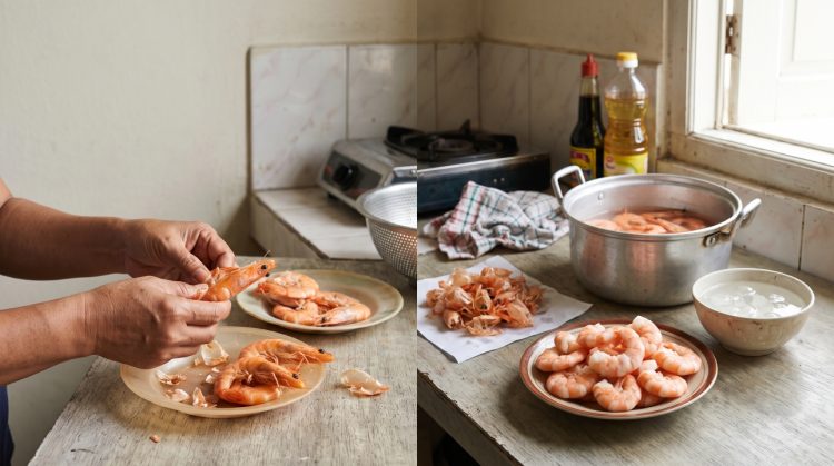 Kulit udang susah dikupas setelah direbus? Ini yang perlu diperhatikan