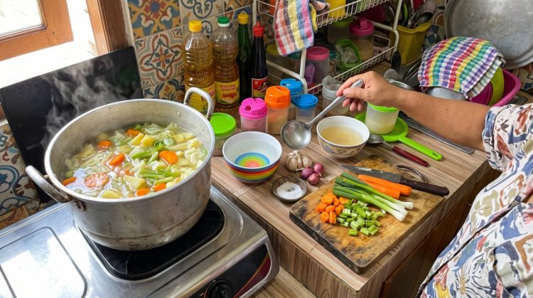 Kuah masakan terlalu asin? Coba sesuaikan rasanya tanpa asal menambah air