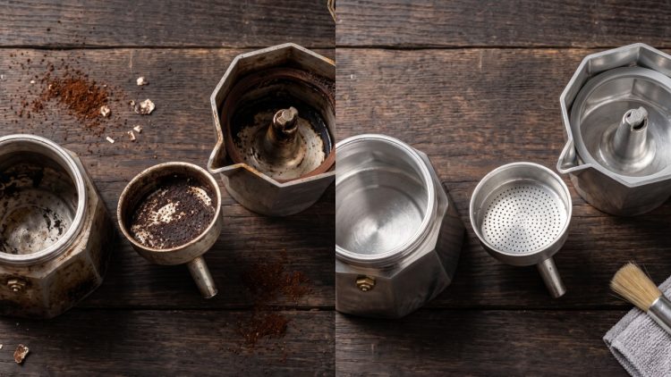 Moka pot favorit punya kerak membandel? Begini hack cepat bersihkan tanpa pakai sabun cuci piring
