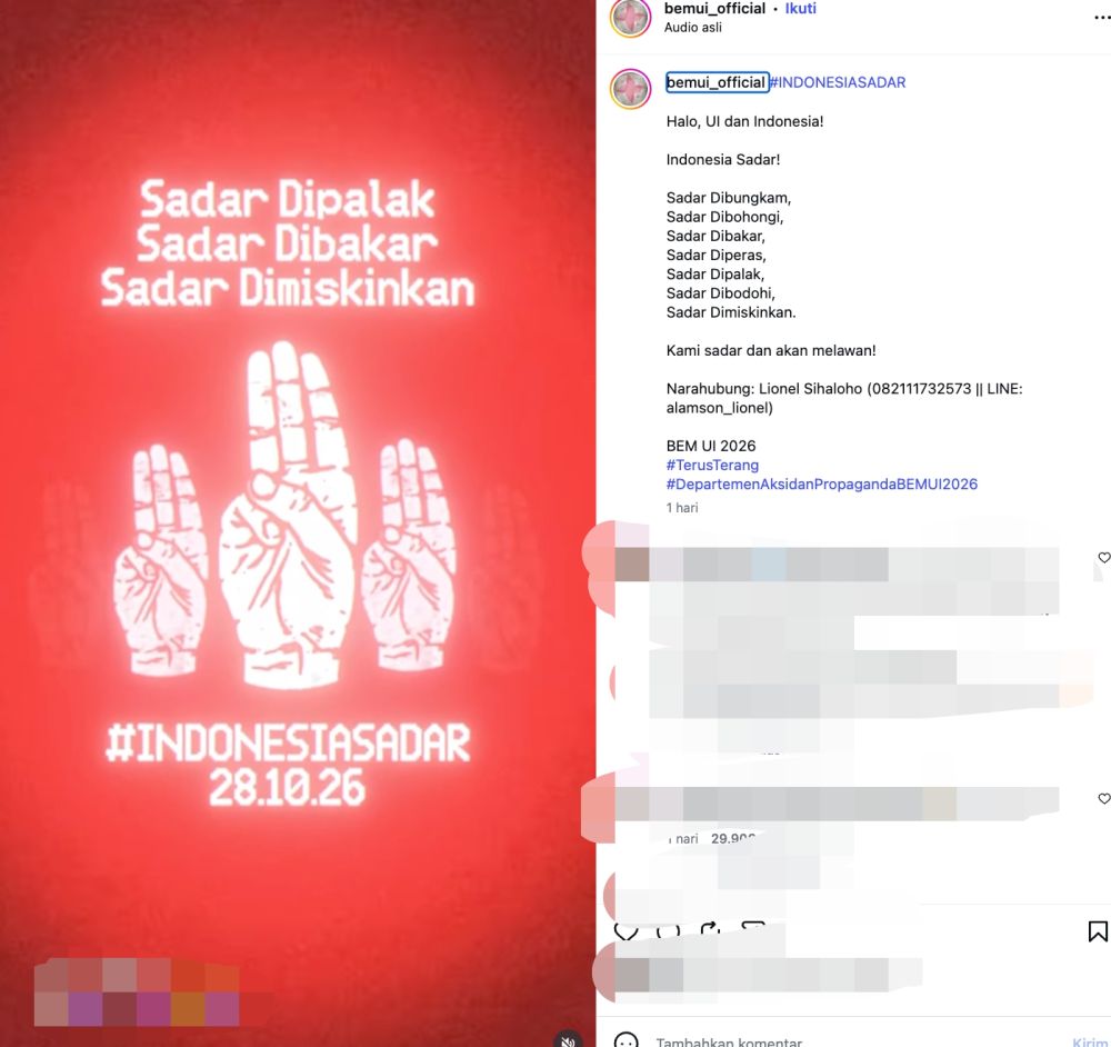 Salam 3 jari di demo 28 Oktober, ini sejarah dan maknanya
