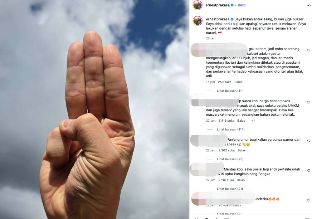 Salam 3 jari di demo 28 Oktober, ini sejarah dan maknanya
