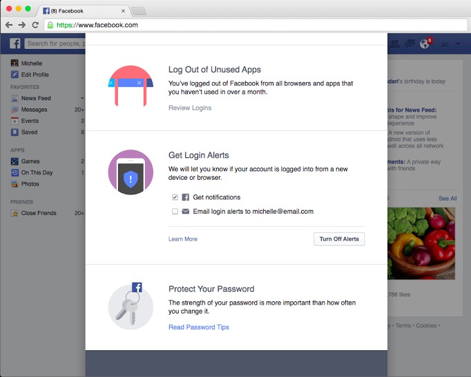 Security Checkup, fitur keamanan baru dari Facebook