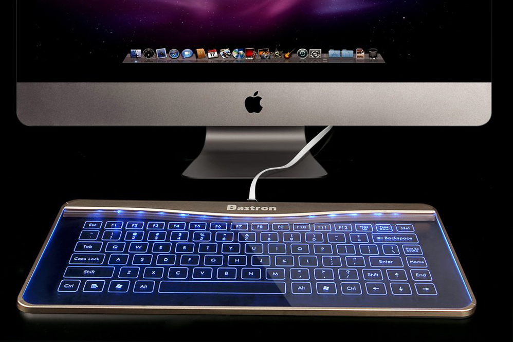 Bastron, keyboard kaca berwarna terang untuk semua device Anda