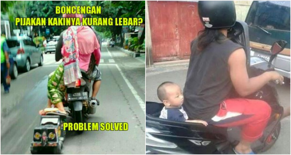 17 Gaya pemotor Indonesia, nggak ada di tempat lain