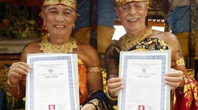 Ternyata pernikahan sejenis pernah digelar di Bali tahun 2008