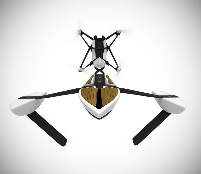 Hydrofoil Drone ini bisa Anda kendalikan melalui ponsel