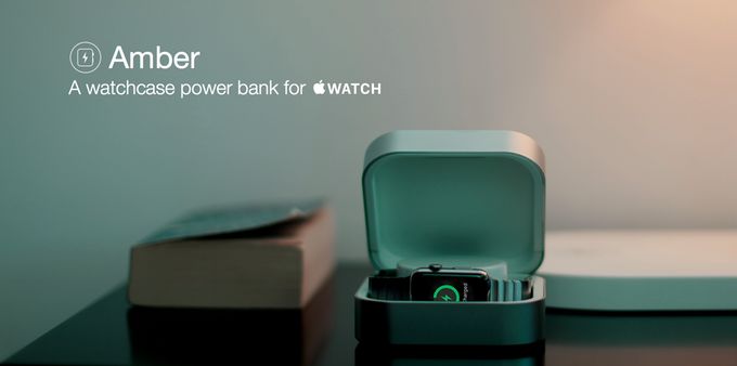 Amber, power bank elegan untuk Apple Watch