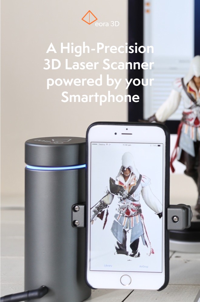 Scan 3D dengan smartphone? Eora 3D bisa lakukan itu