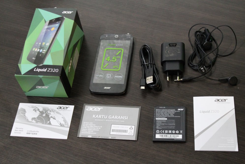 Unboxing Liquid Z320, smartphone murah terbaru dari Acer