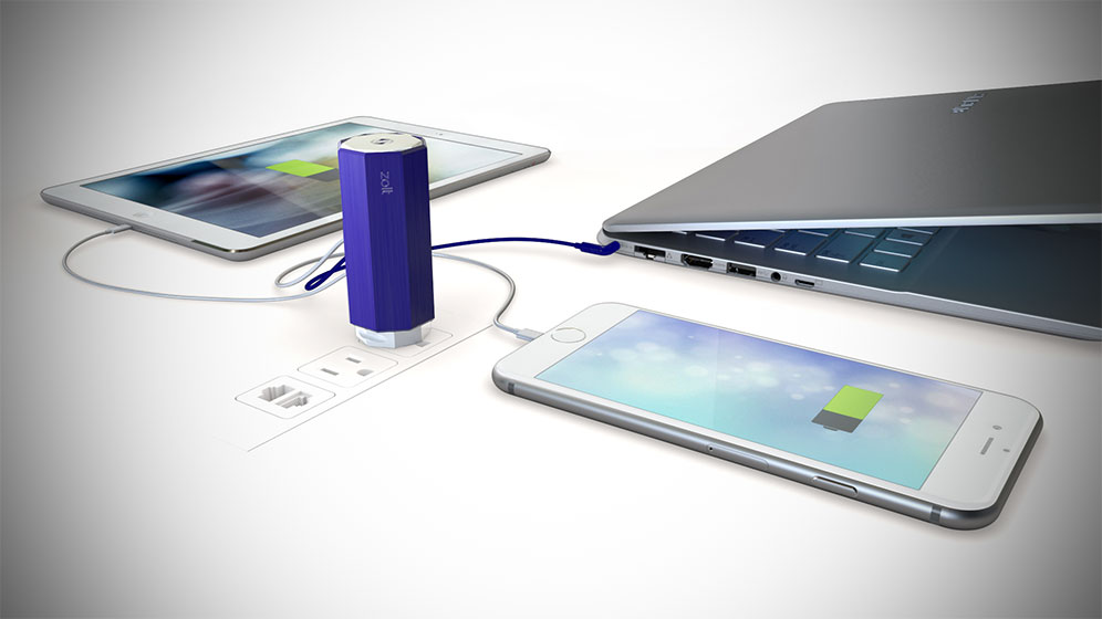 Meski mungil, charger ini mampu hidupkan 3 gadget sekaligus!