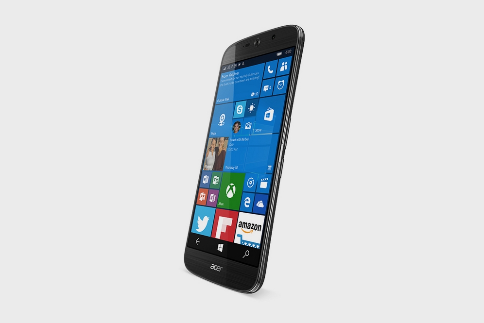 Ini penampakan smartphone Windows 10 Mobile besutan Acer