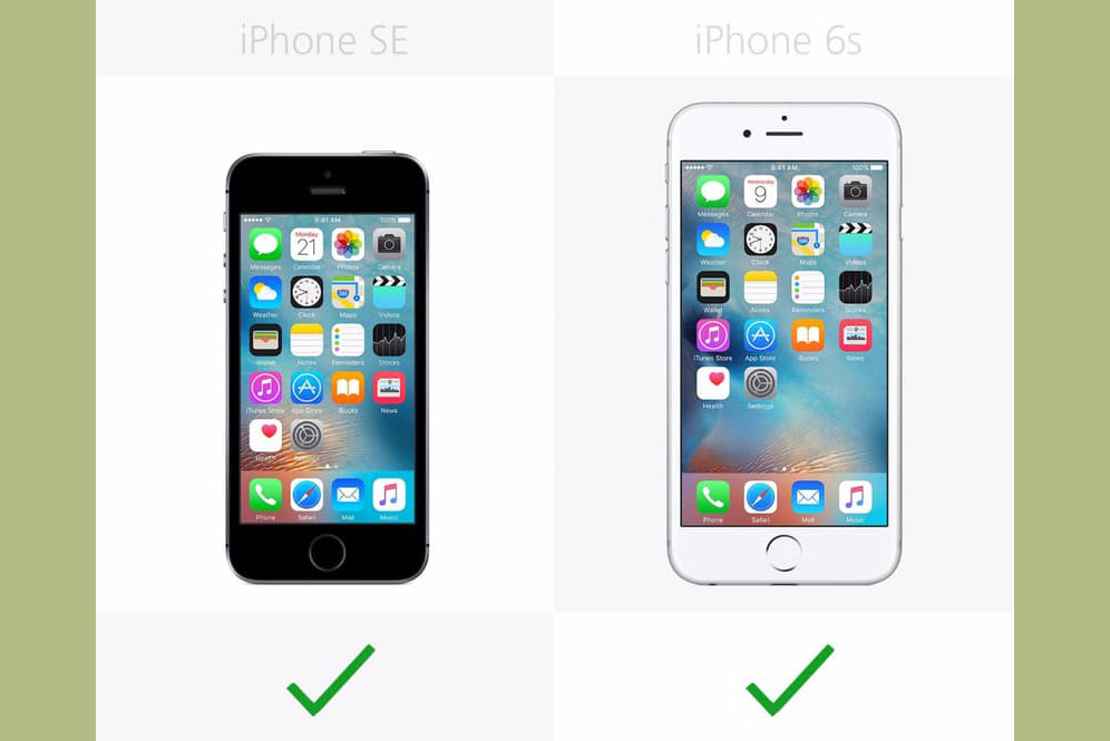 Membandingkan detil iPhone SE dengan 6s, mana yang lebih baik?