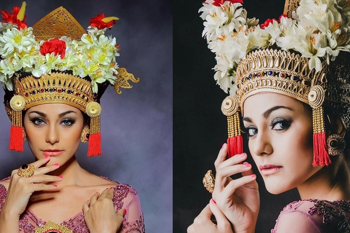 11 Potret Nora Alexandra tunangan Jerinx SID pakai kebaya Bali