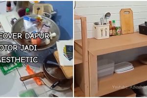Cocok buat kaum minim bujet, 9 cara makeover dapur sepetak ini bikin ruangan jadi tak pengap & sumpek