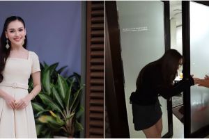 Punya rumah gedong di gang sempit, 11 potret ruang tamu Ayu Ting Ting ada lorong khusus simpan sepatu