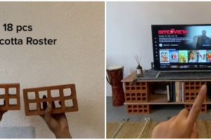 Tak perlu beli baru, 9 cara bikin kabinet multifungsi buat rumah subsidi cuma pakai roster dan triplek