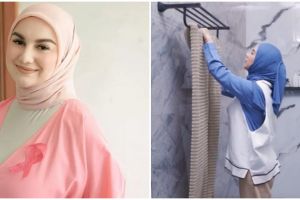 11 Potret kamar mandi Irish Bella usai renovasi penataannya apik bikin betah, dindingnya jadi sorotan