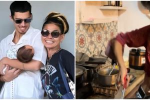 9 Potret dapur mertua Jennifer Coppen antisumpek meski tanpa kitchen set, perabotan banyak digantung