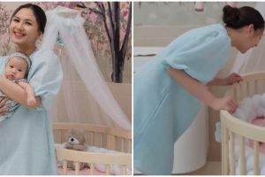 Serasa tidur di kastil princess, 11 potret kamar bayi Jessica Mila ini cantik bernuansa pastel