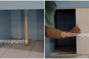 Nggak perlu tirai kolong, ini 11 cara simpel bikin pintu kabinet dari kayu biar dapur jadi lebih rapi