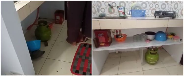 11 Cara bikin rak dan tirai portabel di kolong dapur, jadi nggak sumpek dan nyaman dipandang