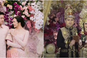 Dipersunting dengan mahar logam mulia 400 gram, 11 momen akad nikah Beby Tsabina dan Rizki Natakusumah