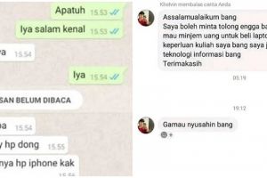 11 Jawaban kocak chat tiba-tiba dari orang random ini absurd abis, nggak habis pikir